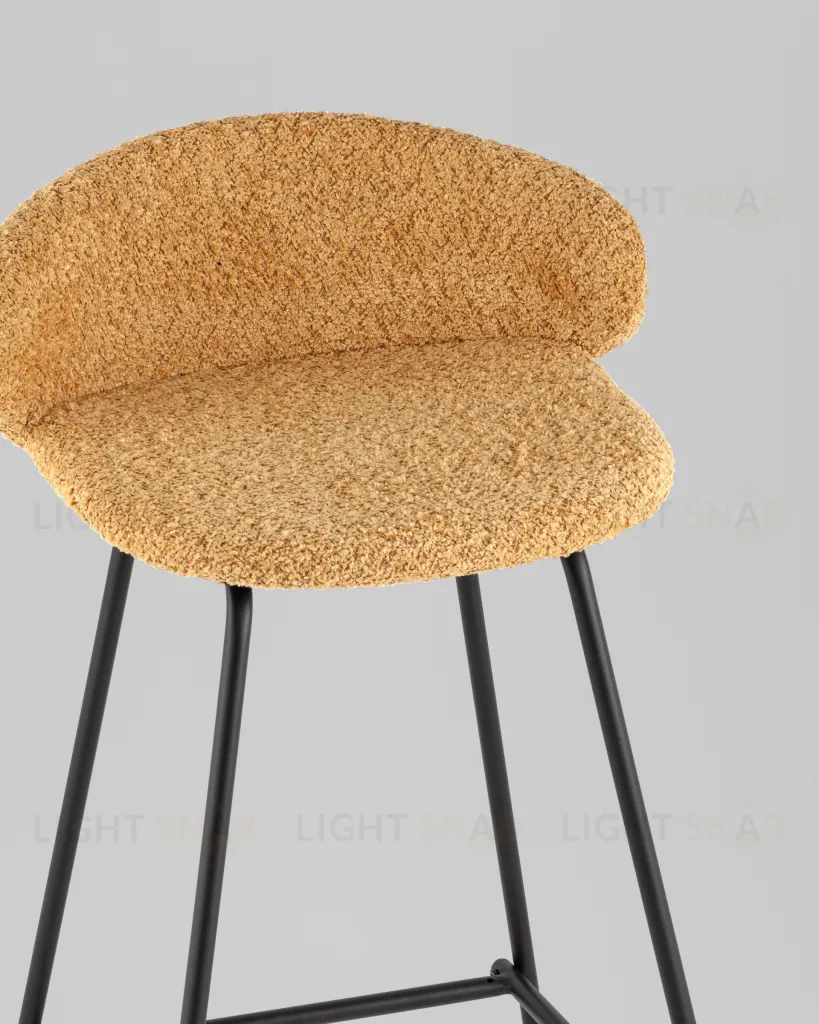Стул барный Nita букле охра УТ000040263