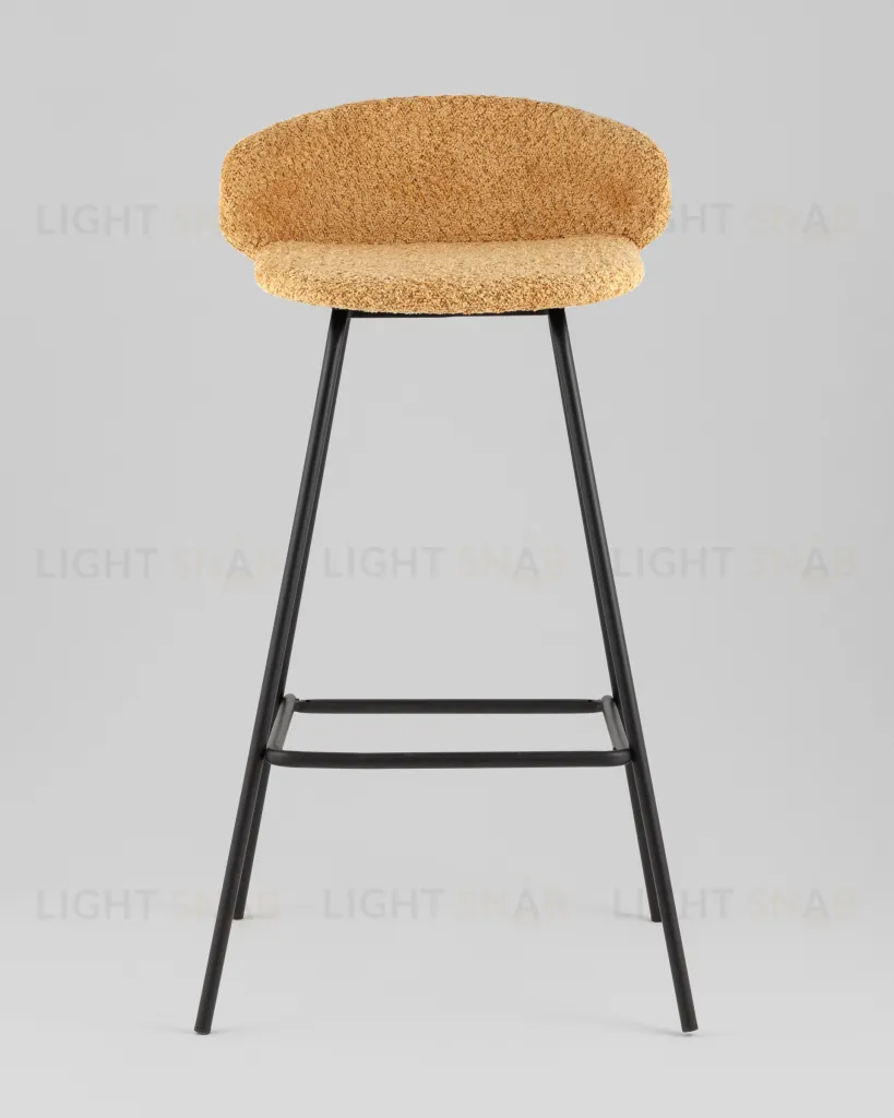 Стул барный Nita букле охра УТ000040263