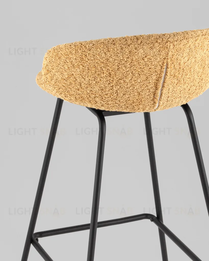 Стул барный Nita букле охра УТ000040263