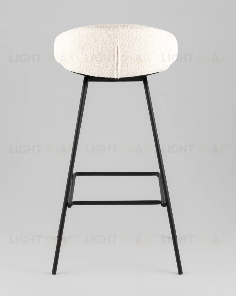 Стул барный Nita букле молочный УТ000040261