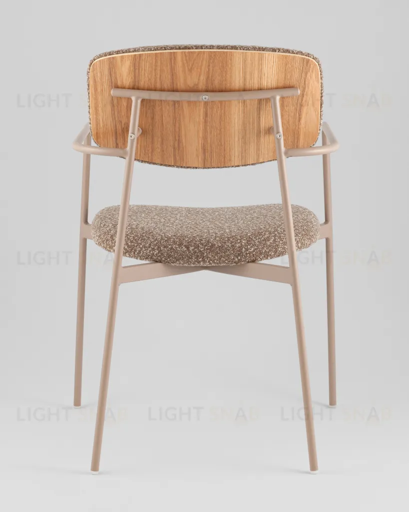 Стул Doe коричневый бежевые ножки УТ000040248