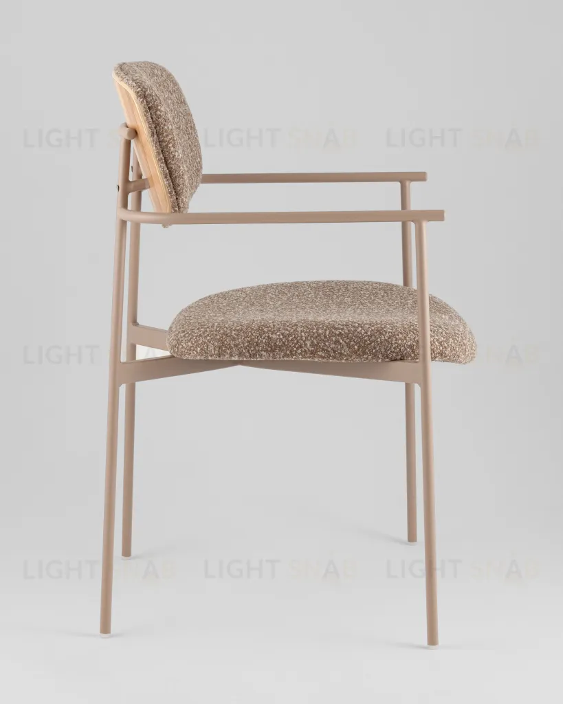 Стул Doe коричневый бежевые ножки УТ000040248