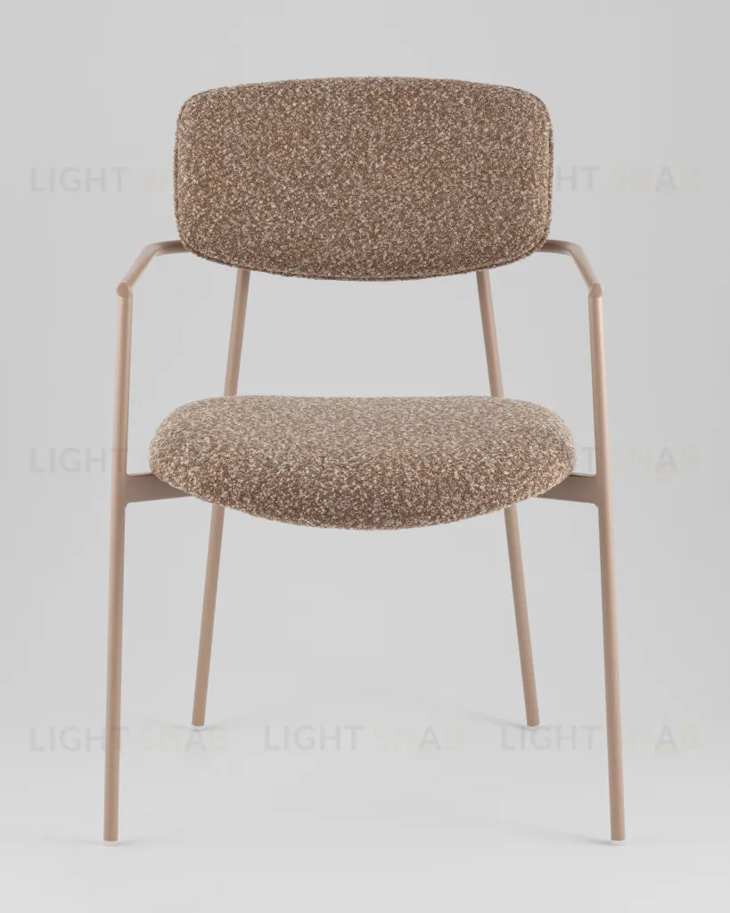 Стул Doe коричневый бежевые ножки УТ000040248