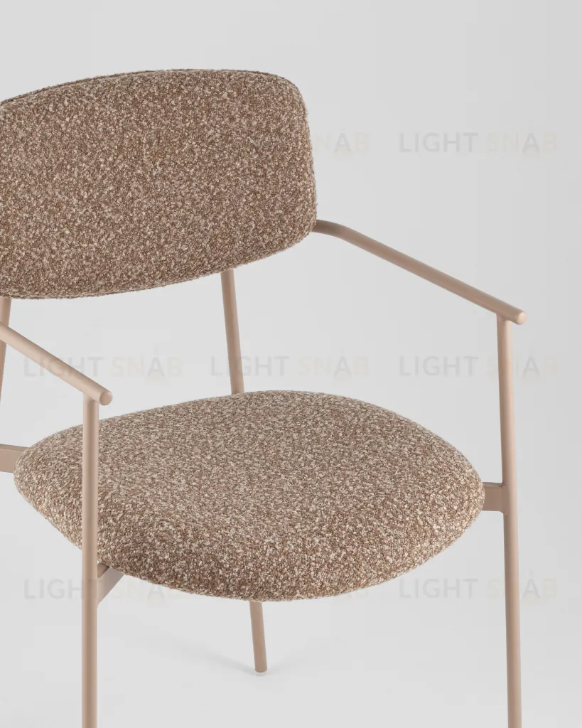 Стул Doe коричневый бежевые ножки УТ000040248