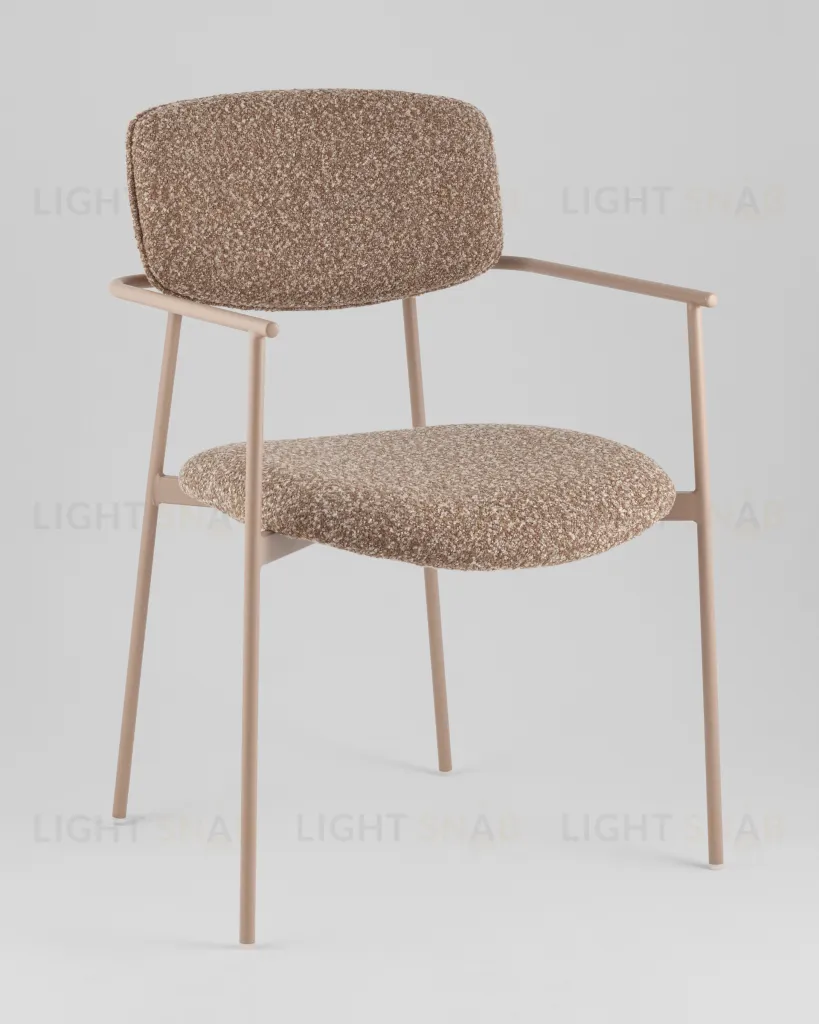 Стул Doe коричневый бежевые ножки УТ000040248