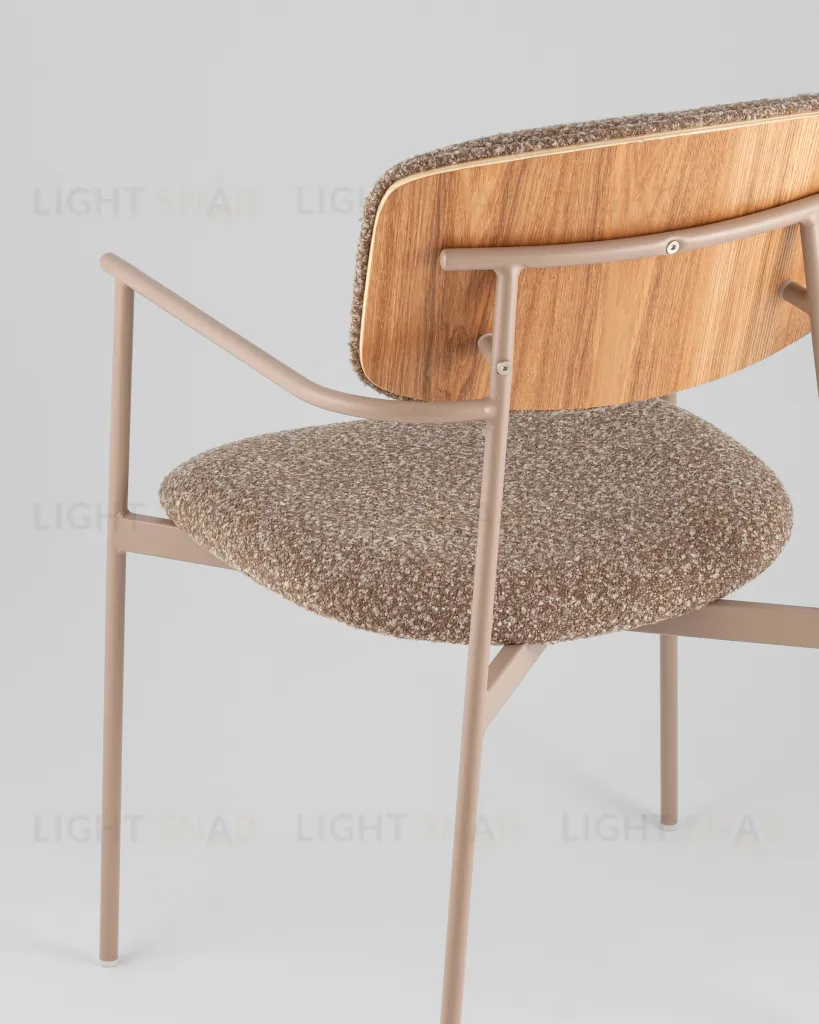 Стул Doe коричневый бежевые ножки УТ000040248