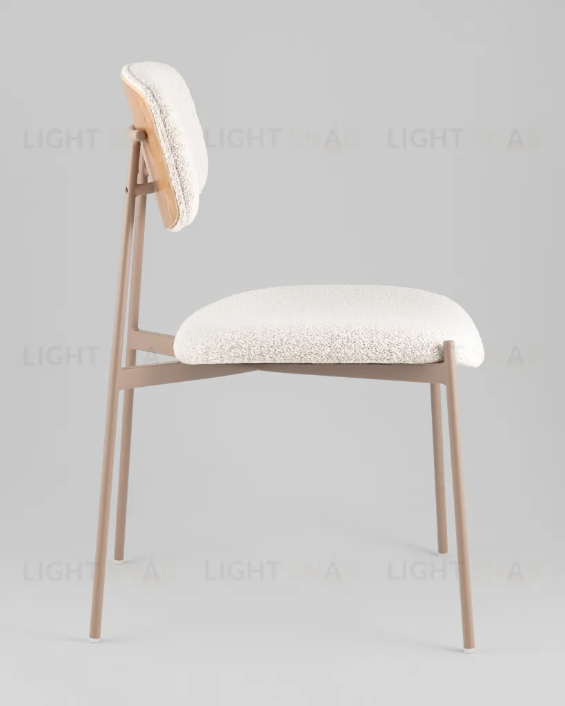 Стул Doe без подлокотников светло-бежевый бежевые ножки УТ000040247
