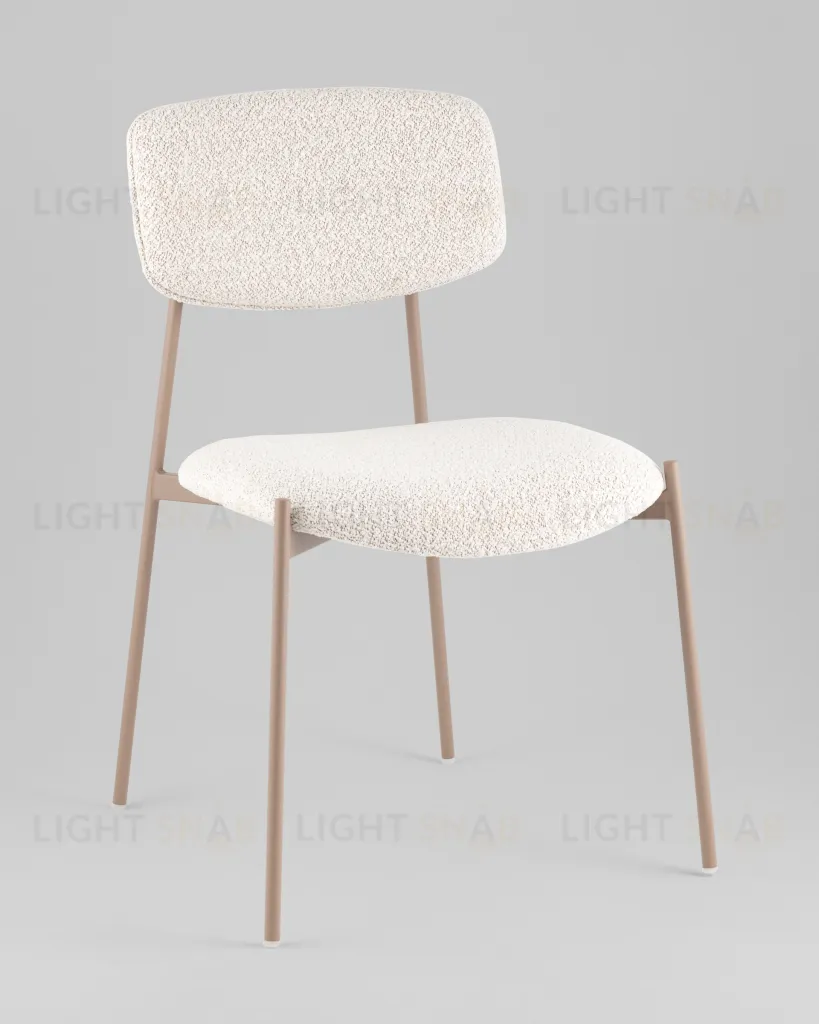 Стул Doe без подлокотников светло-бежевый бежевые ножки УТ000040247