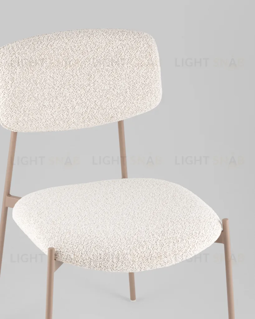 Стул Doe без подлокотников светло-бежевый бежевые ножки УТ000040247