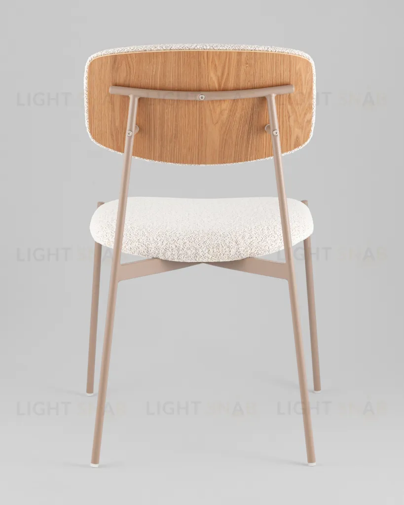 Стул Doe без подлокотников светло-бежевый бежевые ножки УТ000040247