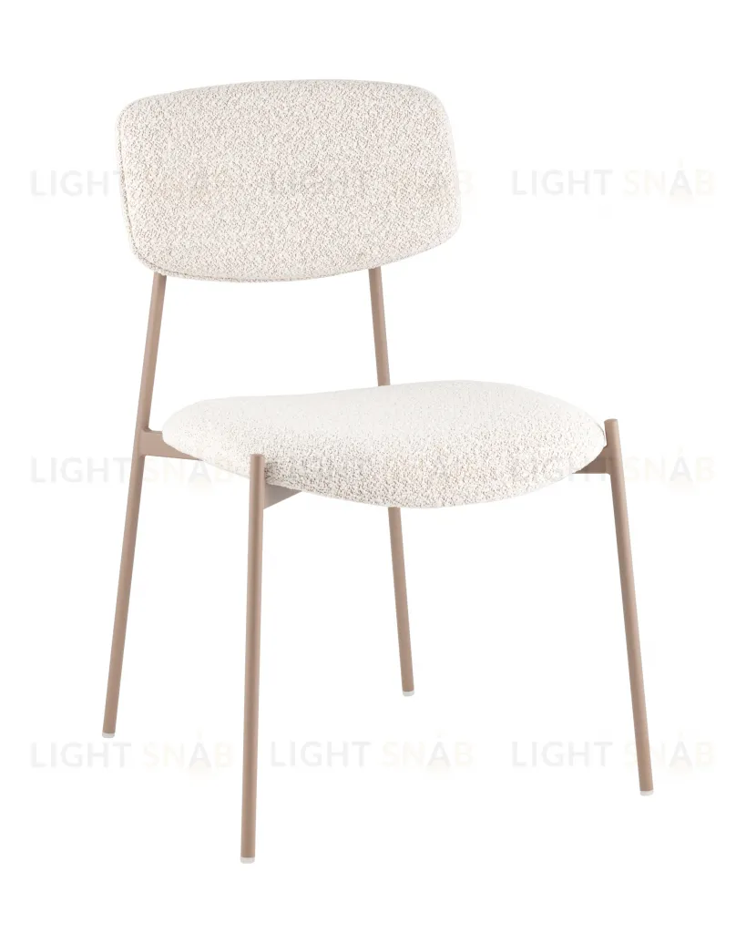 Стул Doe без подлокотников светло-бежевый бежевые ножки УТ000040247