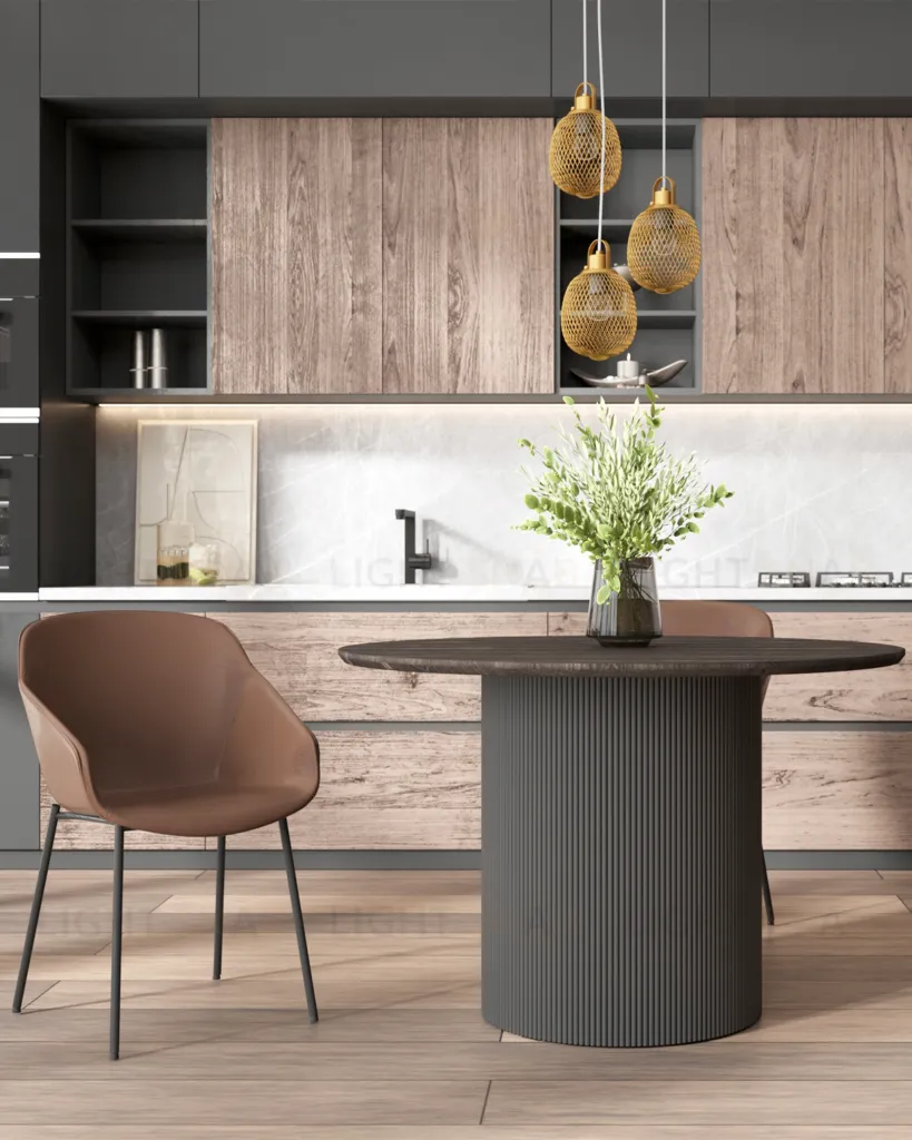 Стул Ashby экокожа светло-коричневый УТ000040853