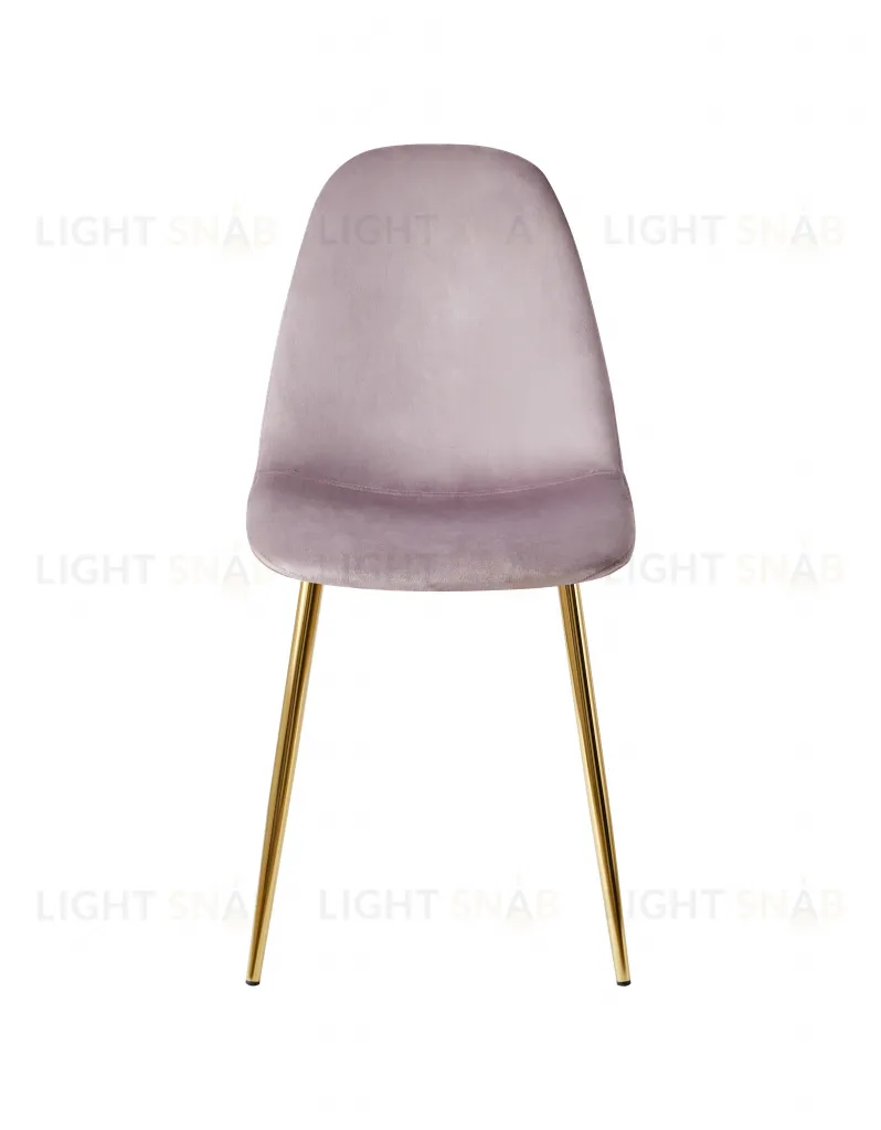 Стул Валенсия SN велюр розовый золотые ножки УТ000040586
