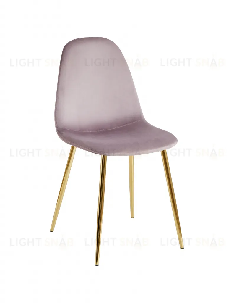 Стул Валенсия SN велюр розовый золотые ножки УТ000040586