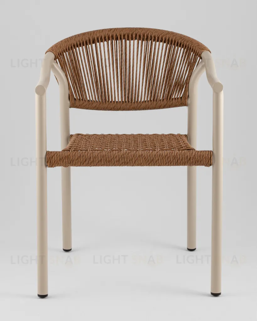 Стул Syna коричневый бежевые ножки УТ000039930