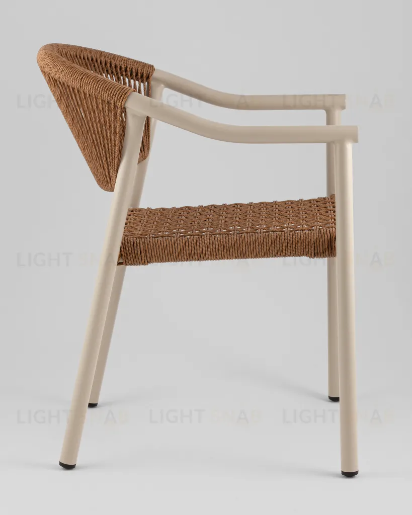 Стул Syna коричневый бежевые ножки УТ000039930