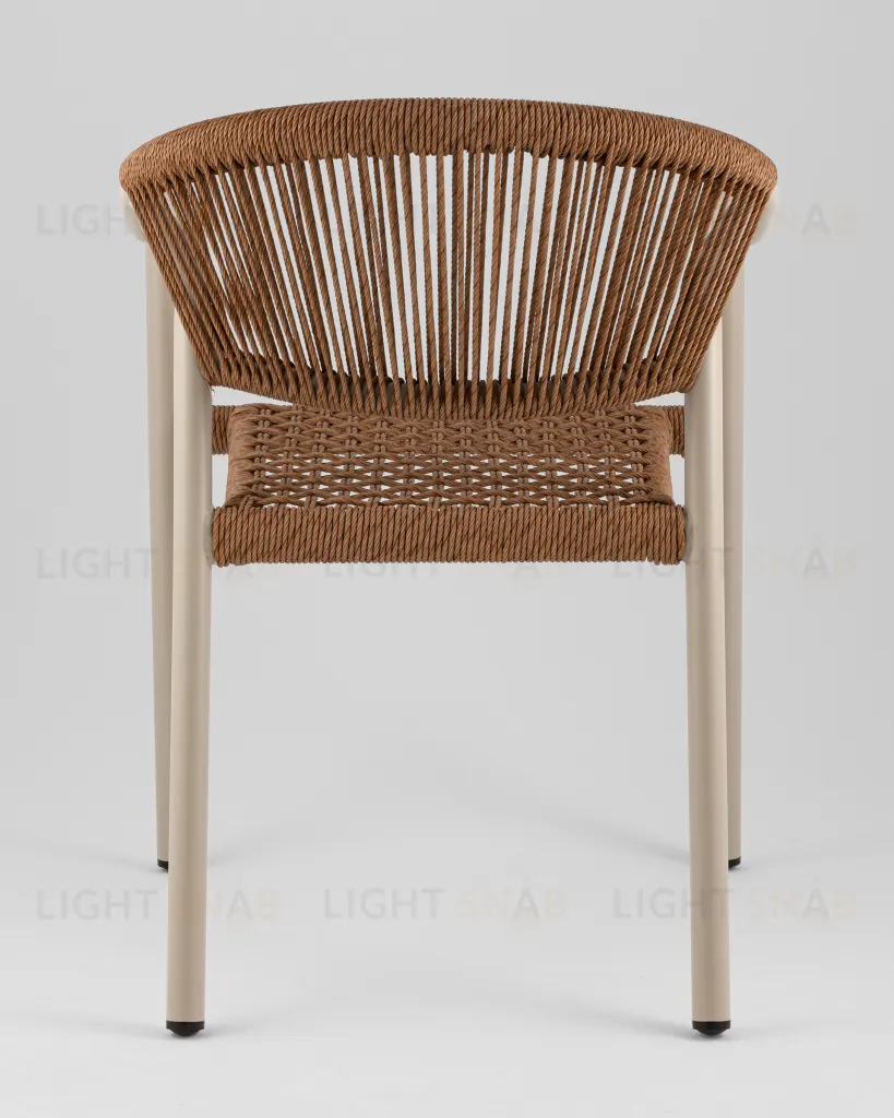 Стул Syna коричневый бежевые ножки УТ000039930