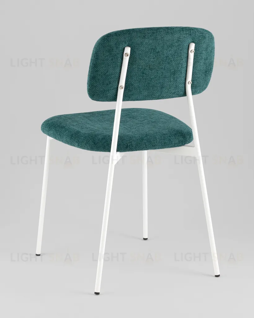 Стул Chao темно-зеленый белые ножки 4 шт. УТ000040814