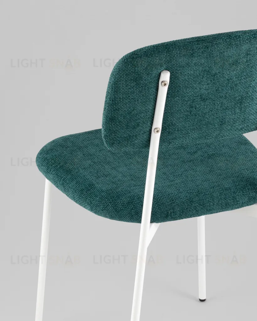 Стул Chao темно-зеленый белые ножки 2 шт. УТ000040822