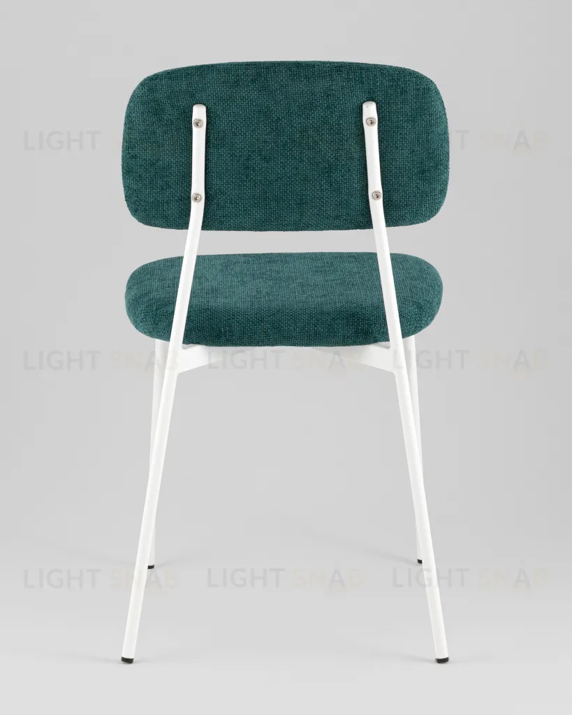 Стул Chao темно-зеленый белые ножки УТ000039973