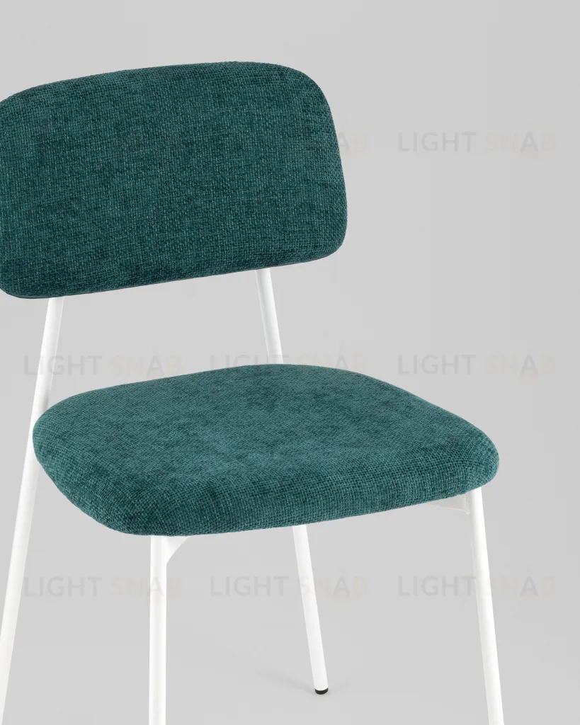 Стул Chao темно-зеленый белые ножки УТ000039973