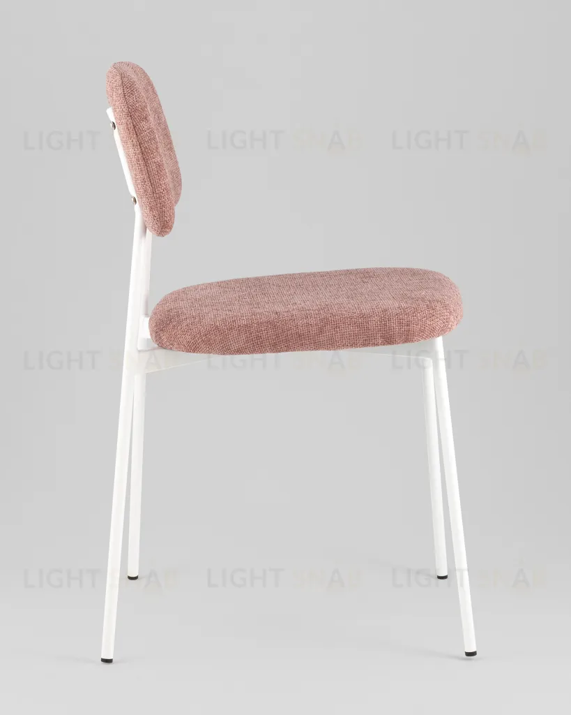 Стул Chao розовый белые ножки УТ000039976