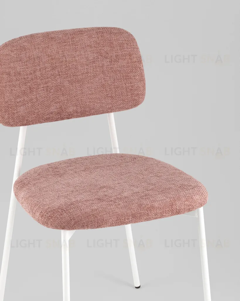 Стул Chao розовый белые ножки УТ000039976