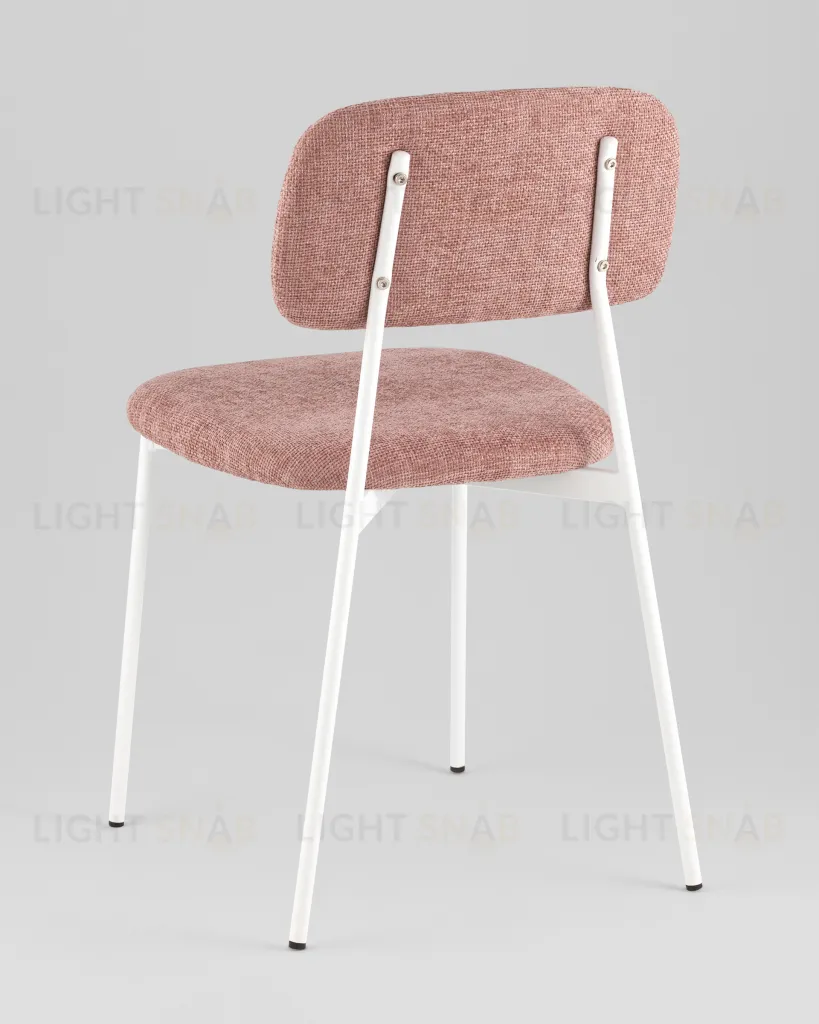 Стул Chao розовый белые ножки УТ000039976