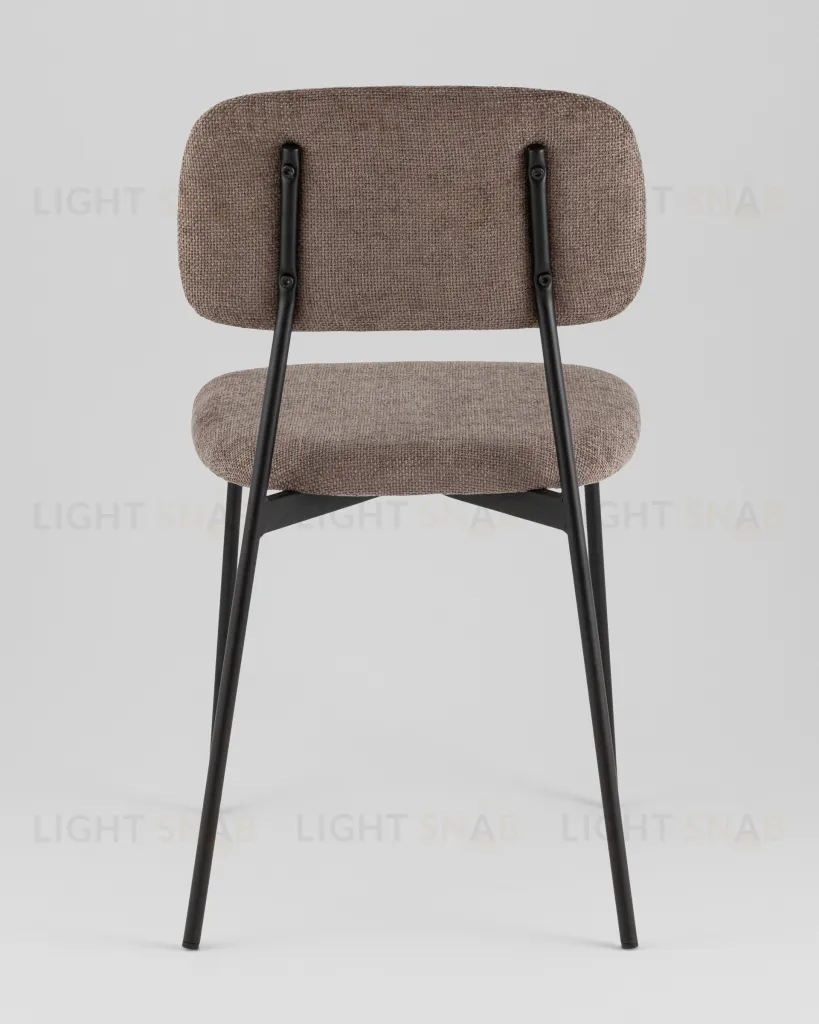 Стул Chao коричневый черные ножки 4 шт. УТ000040811