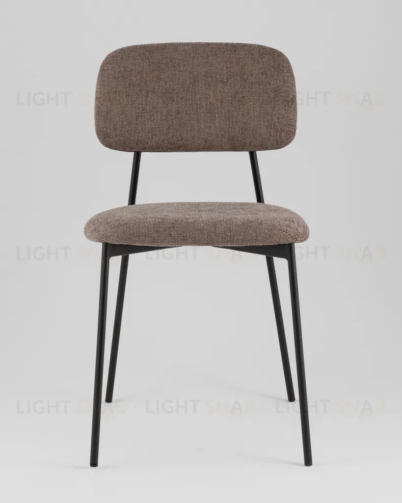 Стул Chao коричневый черные ножки 4 шт. УТ000040811