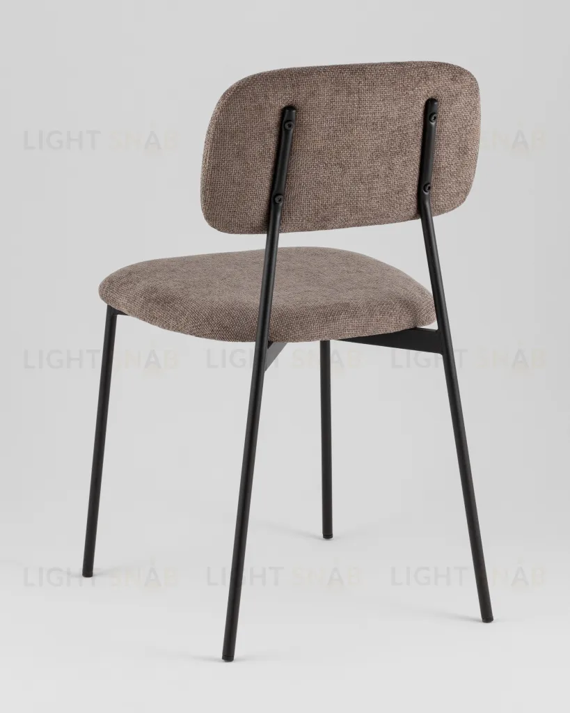 Стул Chao коричневый черные ножки 4 шт. УТ000040811