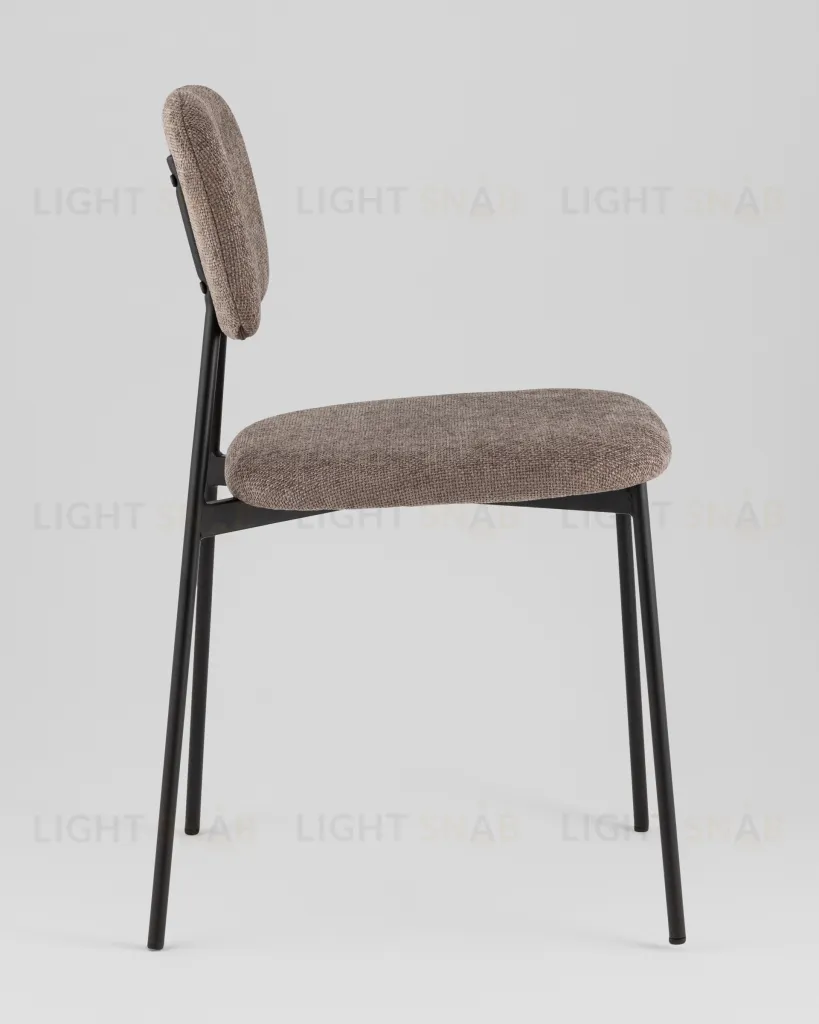 Стул Chao коричневый черные ножки 2 шт. УТ000040819