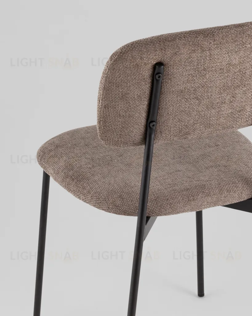 Стул Chao коричневый черные ножки 2 шт. УТ000040819