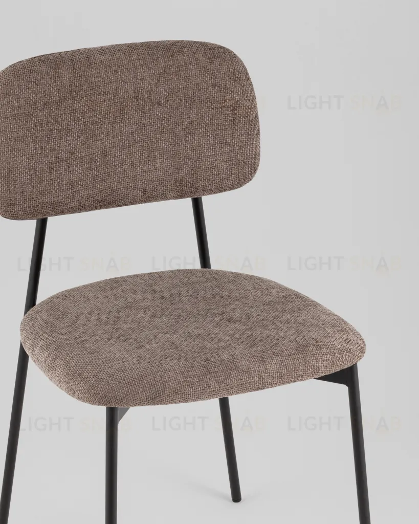 Стул Chao коричневый черные ножки 2 шт. УТ000040819