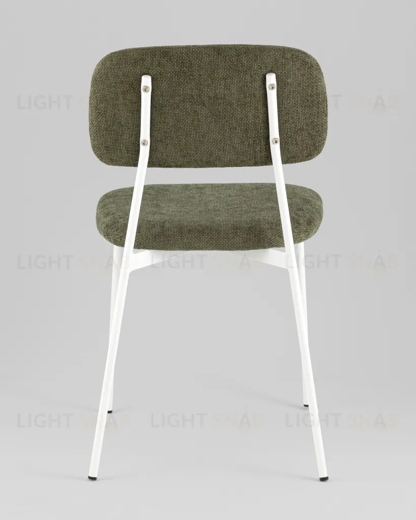 Стул Chao зеленый белые ножки 4 шт. УТ000040813