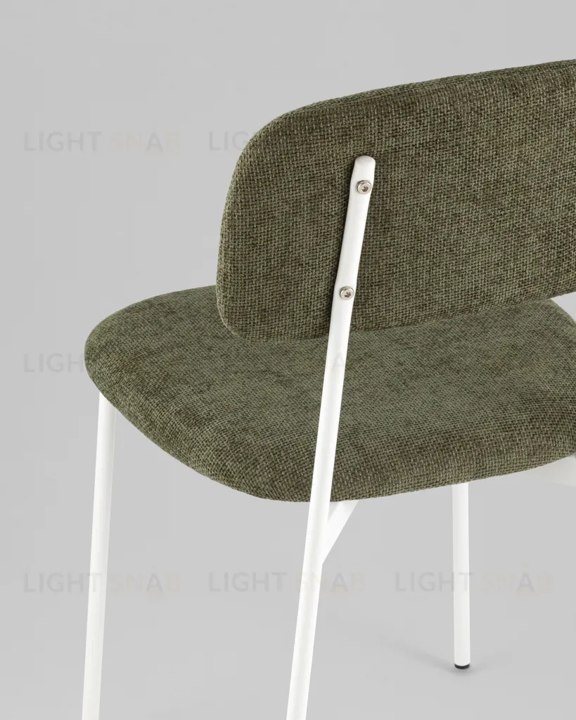 Стул Chao зеленый белые ножки 2 шт. УТ000040821