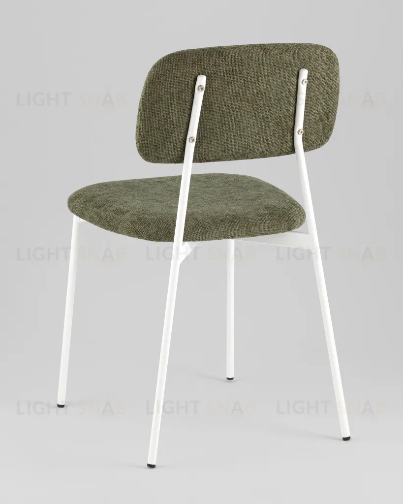Стул Chao зеленый белые ножки 2 шт. УТ000040821