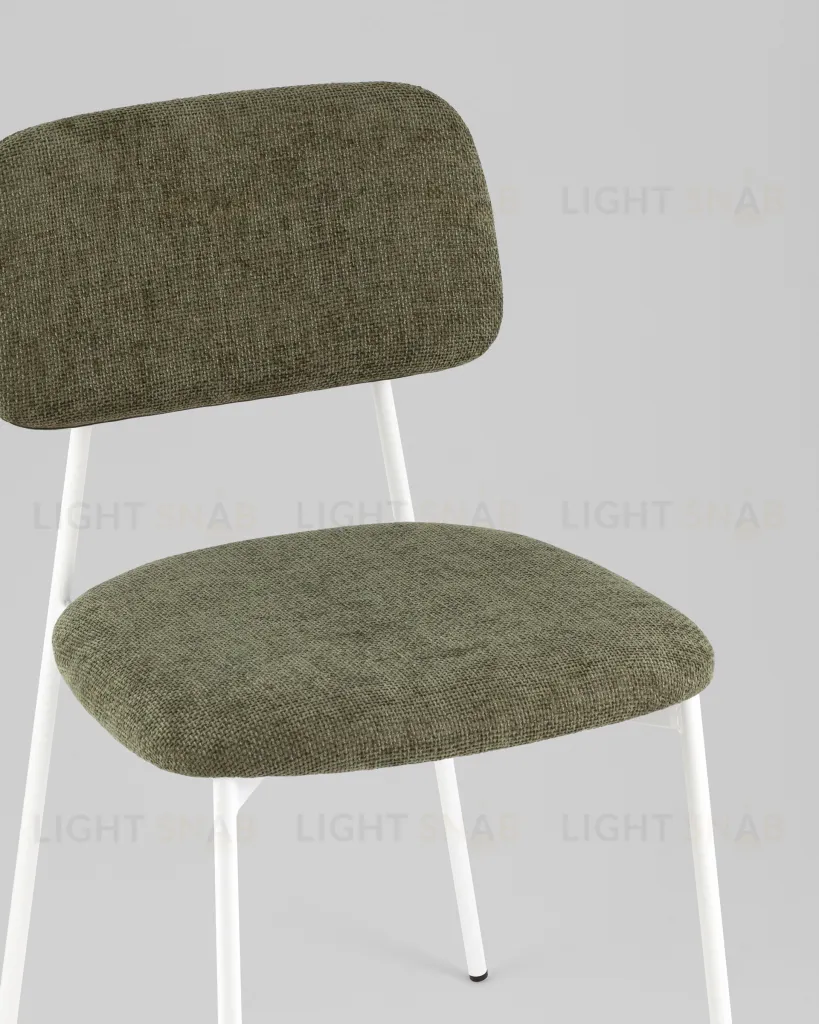 Стул Chao зеленый белые ножки 2 шт. УТ000040821