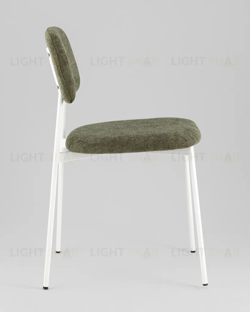 Стул Chao зеленый белые ножки УТ000039972