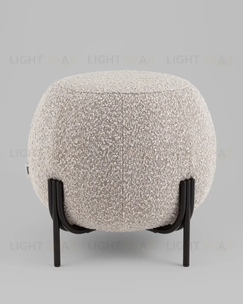 Пуф Флик new ткань букле серо-бежевый УТ000040000
