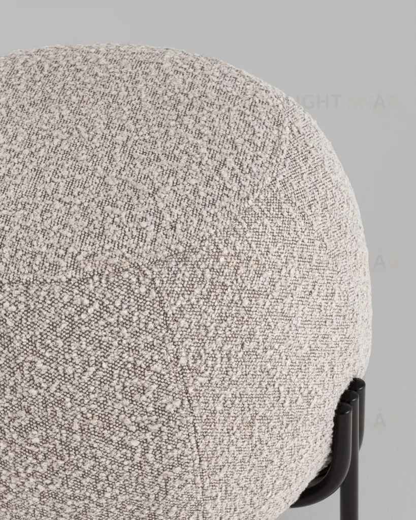 Пуф Флик new ткань букле серо-бежевый УТ000040000