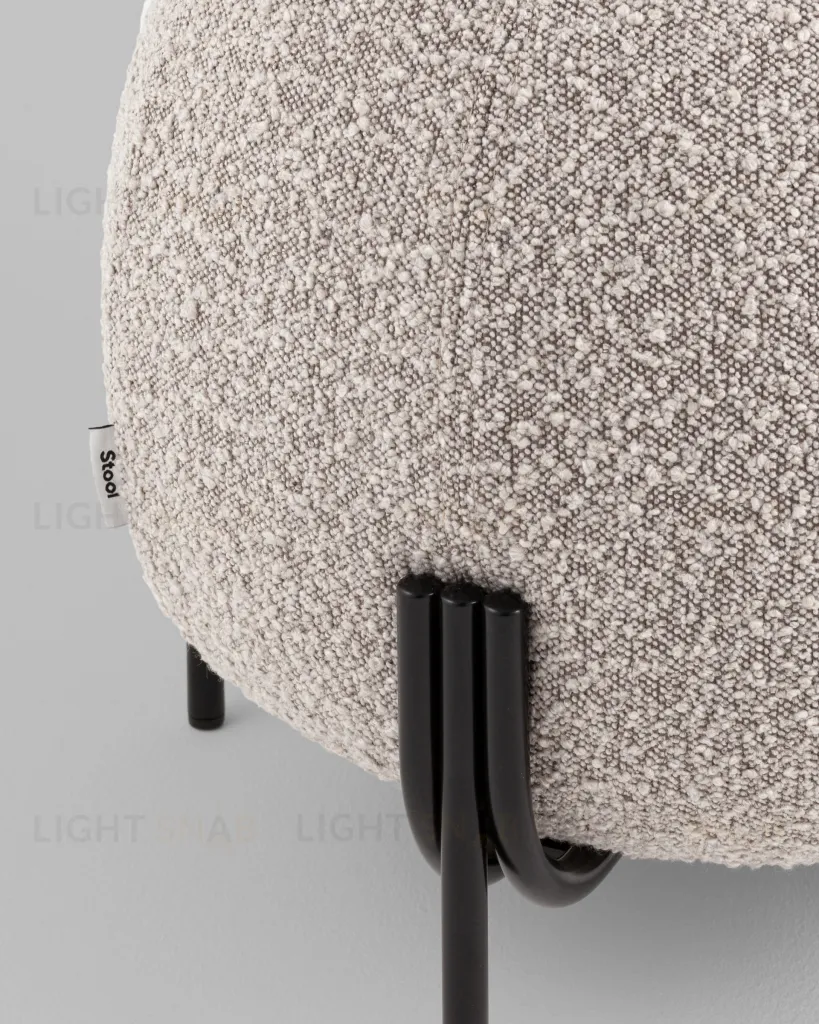 Пуф Флик new ткань букле серо-бежевый УТ000040000