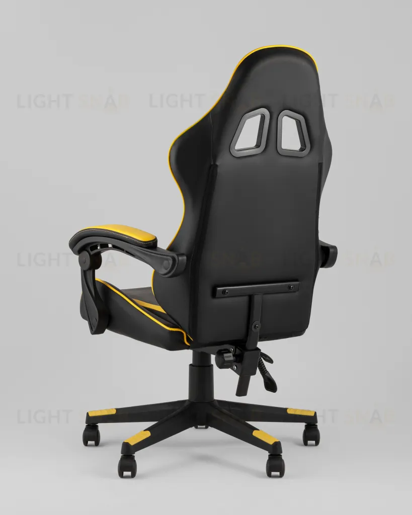 Кресло спортивное TopChairs Shadow черно-желтый УТ000039464