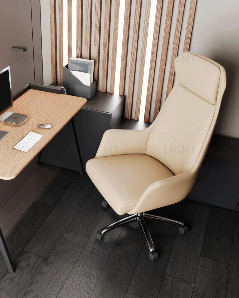 Кресло руководителя TopChairs Viking NEW бежевое УТ000039422