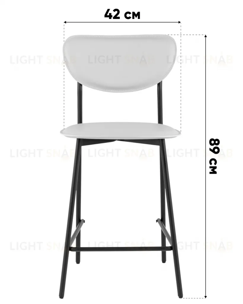 Стул полубарный Minnie коричневый УТ000039217