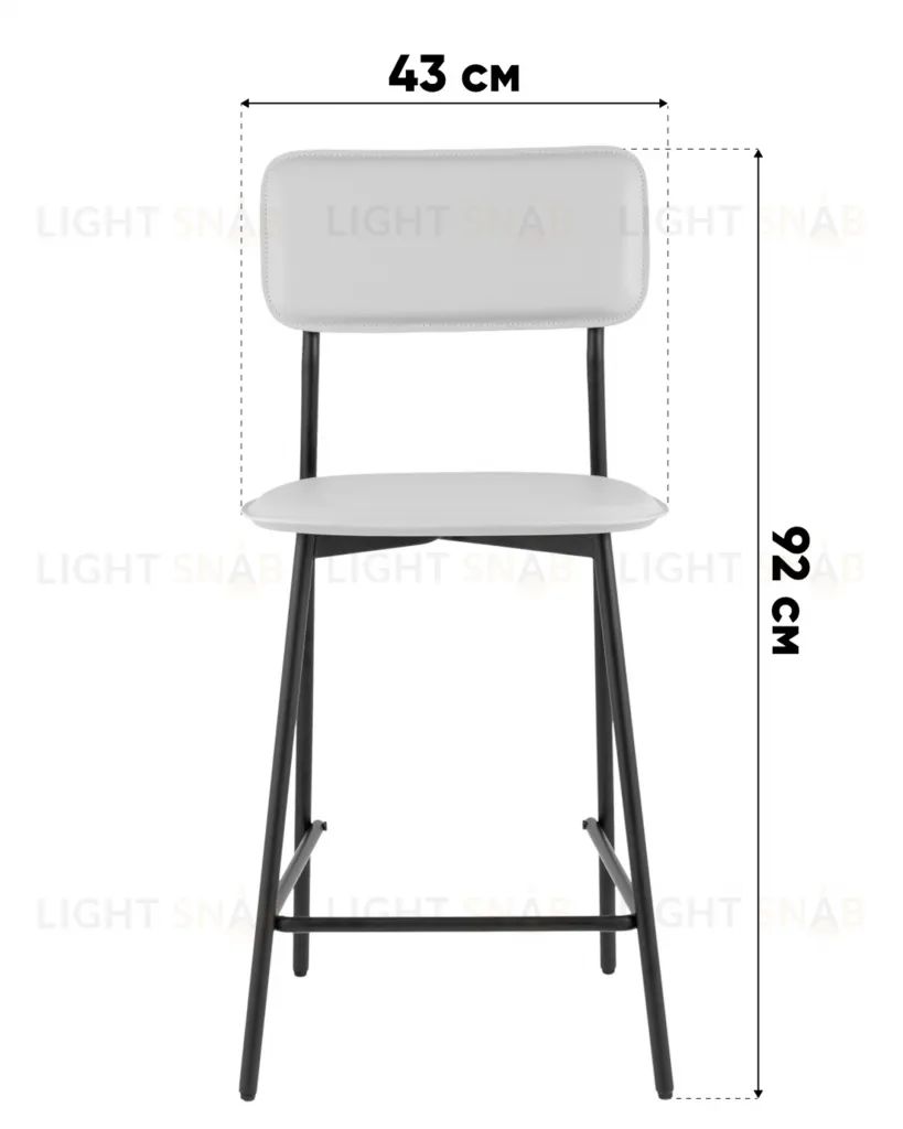 Стул полубарный Mikkie коричневый УТ000039225