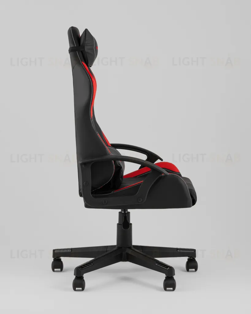 Кресло спортивное TopChairs Wyvern черно-красный УТ000039486