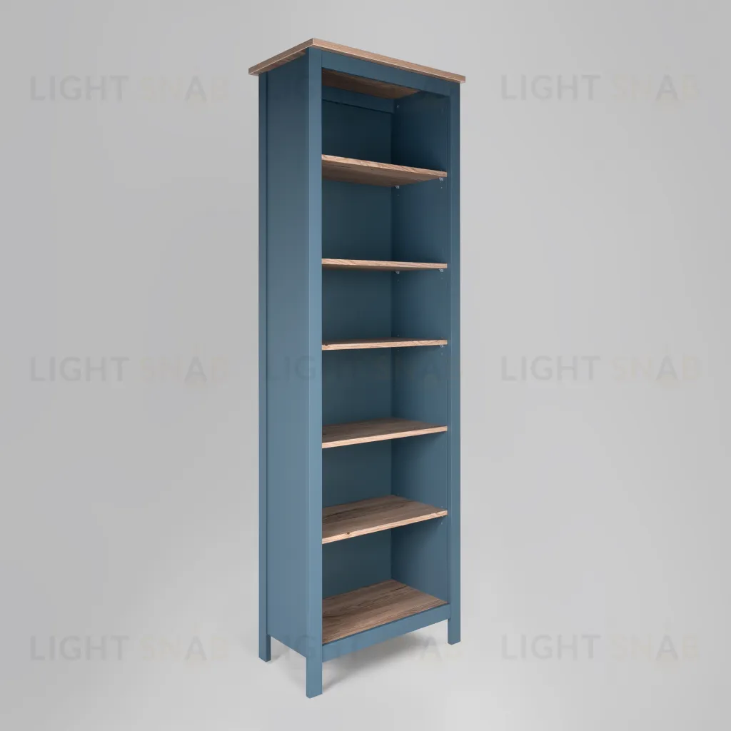 2.08.07.110.16 САГА стеллаж 70 темно-бирюзовый/ясень RU 2.08.07.110.16
