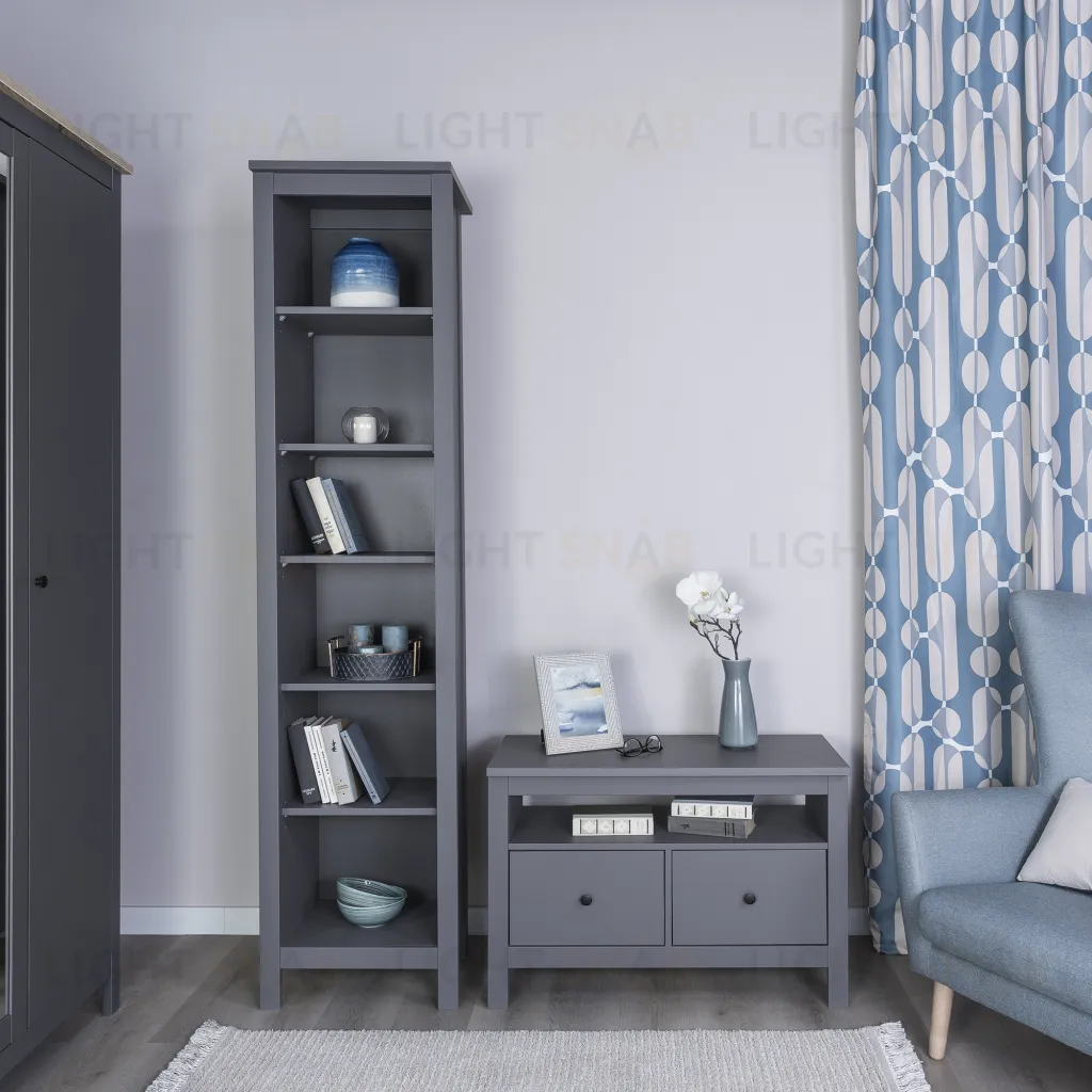 2.08.07.100.4 САГА стеллаж 50 серый RU 2.08.07.100.4