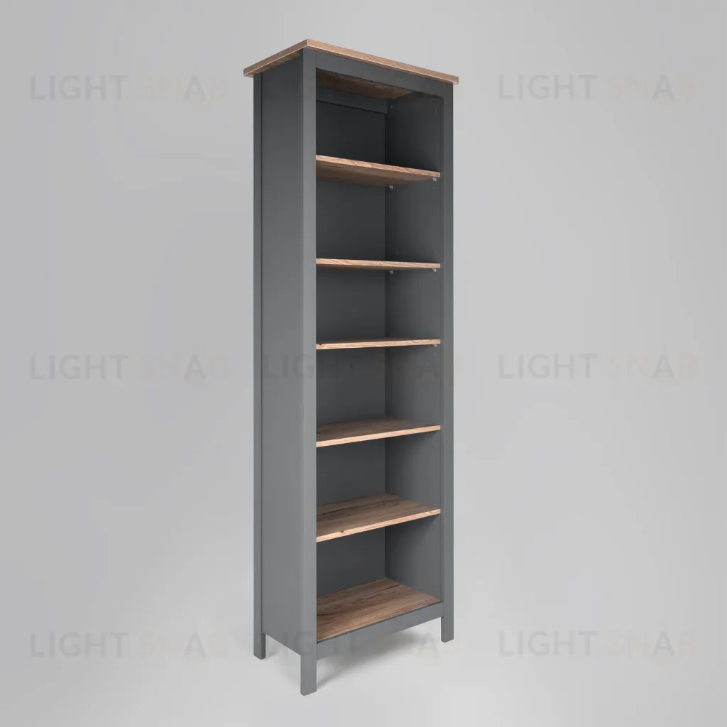 2.08.07.110.15 САГА стеллаж 70 серый/ясень RU 2.08.07.110.15